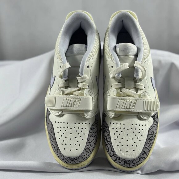 JORDAN Legacy 312 Low - Womens  Sail/Football Grey/Cement Grey/ Sz 7, 7.5, & 8) - Picture 9 of 14